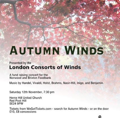 Autumn Winds Concert Details